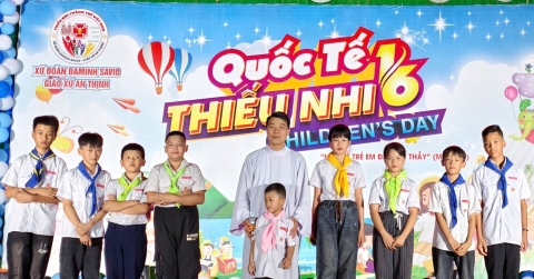Tết Thiếu Nhi 2025 Tại Xứ Đoàn Đaminh Saviô - Giáo Xứ An Thịnh