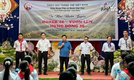 Khai Mạc Sa Mạc Huấn Luyện Dự Trưởng - Huynh Trưởng Hiệp Đoàn Lào Cai Tại Giáo xứ Sapa