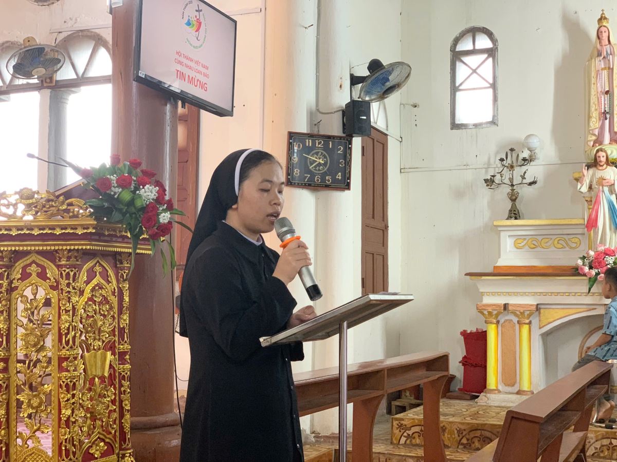 Dì Maria Phạm Thị Thu Hà chia sẻ đề tài ơn gọi