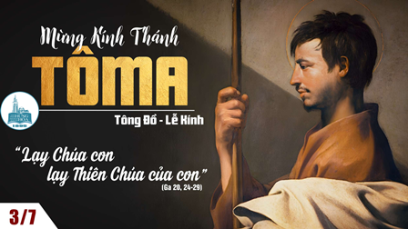 Suy niệm Tin mừng thứ Năm tuần XIII Thường niên - Lễ Thánh Tôma Tông đồ (Ga 20, 24-29)