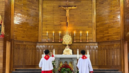 Giáo xứ Mộ Xuân Chầu Thánh Thể thay mặt Giáo phận năm 2025