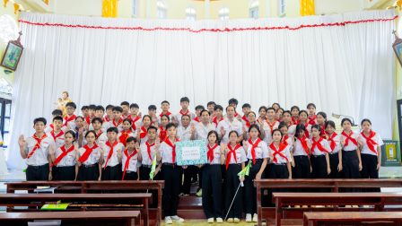 Hiệp Đoàn Tây Bắc Phú Thọ: Khoá Huấn Luyện Dự Trưởng HỪNG ĐÔNG 45 - Chiếu Sáng Tại Giáo Xứ Ro Lục