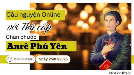 Link Youtube Trực Tiếp: Cầu Nguyện Với Thủ Cấp Anrê Phú Yên Và Sứ Điệp Của Đức Thánh Cha Với Giáo Lý Viên Việt Nam