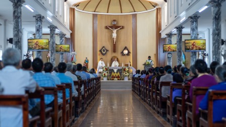 Giáo xứ Vĩnh Thọ: Ngày Hội Ông Bà – Tôn Vinh Người Cao Niên Nhân Ngày Lễ Thánh Gioakim Và Anna