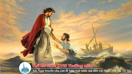 Suy niệm Tin mừng thứ Ba tuần XVIII Thường niên (Mt 14, 22-36)