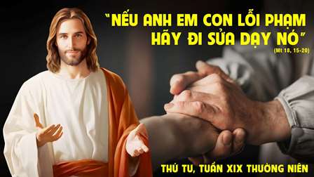 Suy niệm Tin mừng thứ Tư tuần XIX Thường niên (Mt 18, 15-20)