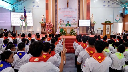 Thánh lễ khai giảng năm học Giáo lý 2025 – 2026 tại Giáo xứ Phù Lao