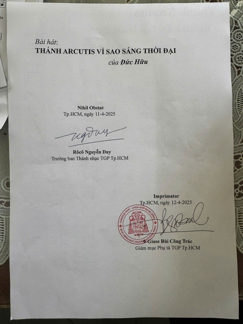 Chứng thư Imprimatur