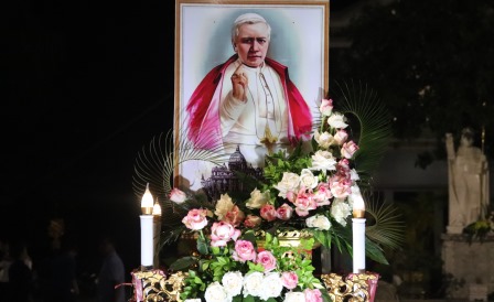 Quý chức Hội đồng Giáo xứ Hoàng Xá Mừng Lễ Quan Thầy Kính Thánh Giáo Hoàng Piô X