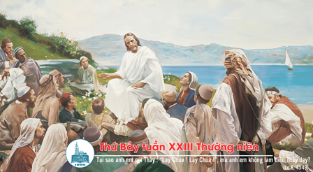 Suy  niệm Tin mừng thứ Bảy tuần XXIII Thường niên (Lc 6,43-49)