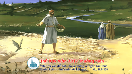 Suy niệm Tin mừng thứ Bảy tuần XXIV Thường niên (Lc 8, 4-15)