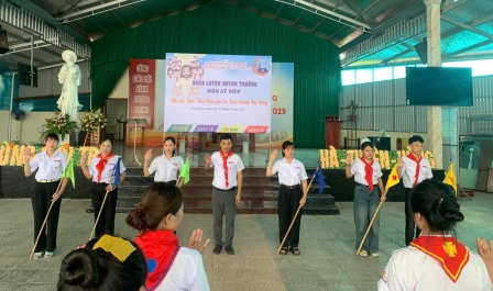 Hiệp Đoàn TNTT Giáo Hạt Hà Tuyên Hùng Khai Mạc Khóa Huấn Luyện Huynh Trưởng Giáo Lý Viên Tại Giáo Xứ Sông Chảy