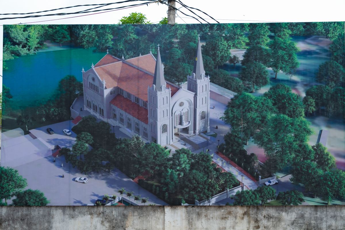 Mô hình ngôi nhà thờ mới