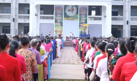 Hội Mân Côi Giáo Hạt Tây Bắc Phú Thọ Hành Hương Năm thánh tại Nhà Thờ Yên Tập