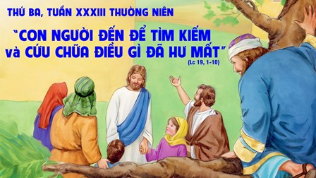 Suy niệm Tin mừng thứ Ba tuần XXXIII Thường niên (Lc 19,1-10)