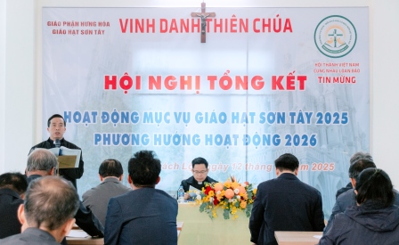 Giáo Hạt Sơn Tây: Hội Nghị Tổng Kết Công Tác Mục Vụ Năm 2025 Và Định Hướng Hoạt Động Năm 2026