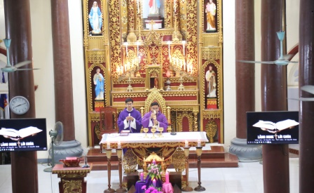 Giáo xứ Hiền Quan hân hoan đón cha phó Antôn Cao Linh Sơn