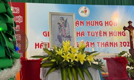 Giáo xứ Sông Chảy cử hành Thánh lễ Chúa Nhật IV Mùa Vọng và lễ kính Thánh Phêrô Trương Văn Thi