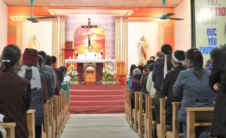 Giáo xứ Trại Sơn: Thánh lễ Mừng kính Đức Maria, Mẹ Thiên Chúa và Cầu nguyện cho Năm Mới 2026