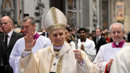 Đức Lêô XIV Sử Dụng Gậy Mục Vụ Mới