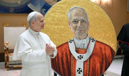 Bức tranh khảm chân dung ĐTC Lêô XIV sẽ được lắp đặt ở Đền thờ Thánh Phaolô Ngoại thành