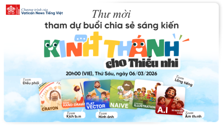 Mời tham dự Buổi chia sẻ sáng kiến “Kinh Thánh cho Thiếu Nhi”