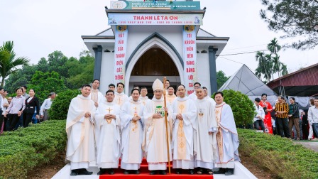 Thánh Lễ Tạ Ơn, Làm Phép Chuông Và Làm Phép Nhà Thờ Giáo Họ Thanh Liêm – Chuẩn Xứ Cửu Tích