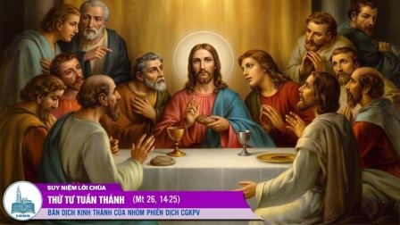Thứ Tư Tuần Thánh (Mt 26, 14-25)