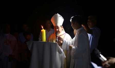 Đêm Canh thức Vượt Qua tại Giáo họ Suối Khoáng – Giáo xứ Phú Lâm