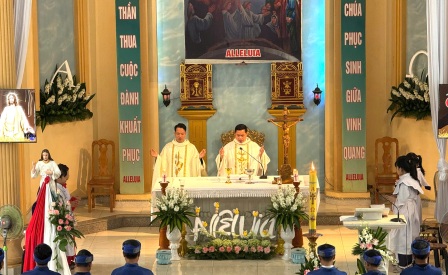 Giáo họ Nhà xứ Tân Quang hân hoan mừng Đại lễ Chúa Phục Sinh