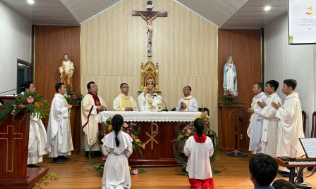 Thánh lễ Tạ ơn khánh thành Nhà nguyện giáo điểm Cốc Pài – Giáo xứ Tân Quang