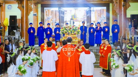 Giáo họ Mộc Hoàn mừng kính Thánh Giacôbê Tông đồ, quan thầy