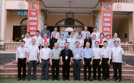 Giáo Xứ Yên Tập Đón Đoàn Tập Huấn Loan Báo Tin Mừng Giáo Tỉnh Hà Nội