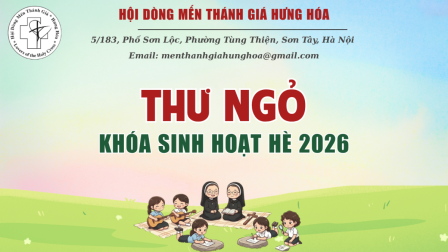 Hội dòng Mến Thánh Giá Hưng Hóa: Thư ngỏ khóa sinh hoạt hè 2026