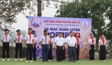 Thiếu Nhi Thánh Thể Phê-rô Nguyễn Khắc Tự – Giáo hạt Hà Tuyên Hùng Khai Mạc Sa Mạc Huấn Luyện Huynh Trưởng Cấp I