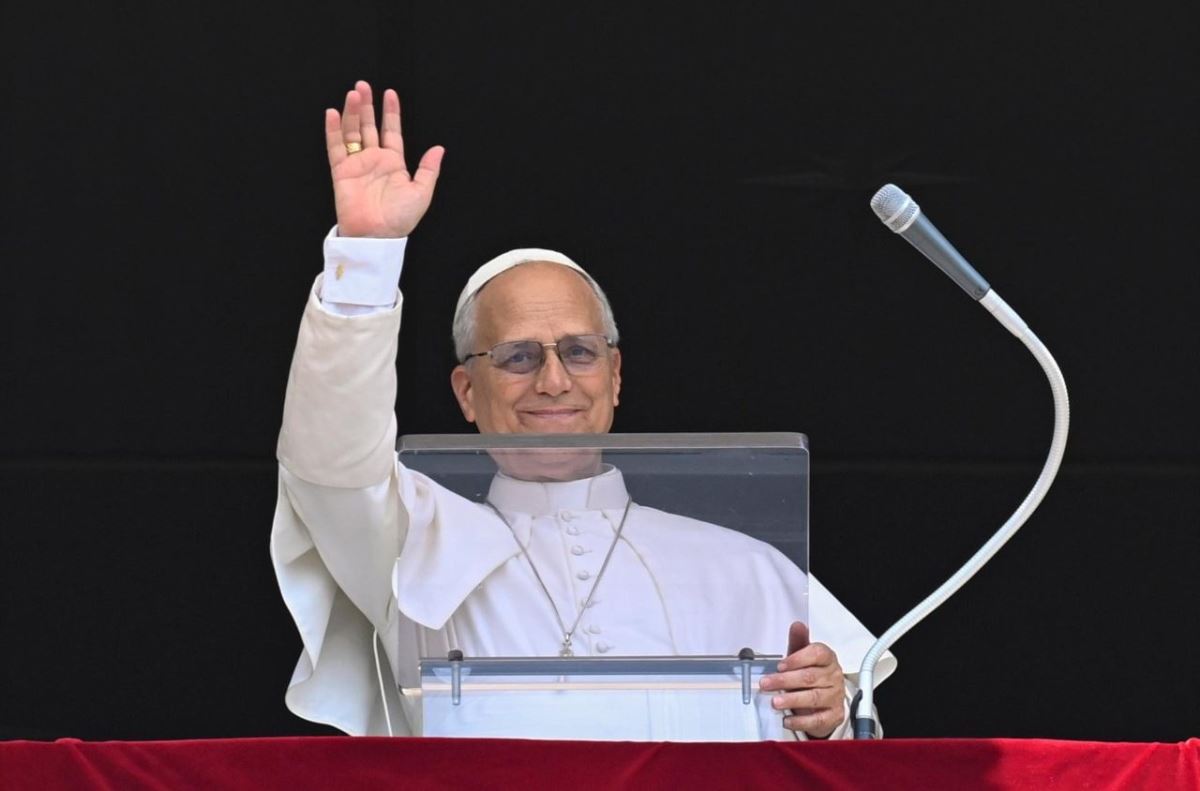 Đức Thánh Cha Lêô XIV chủ sự buổi đọc Kinh Truyền Tin ngày 29.06. (@Vatican Media)