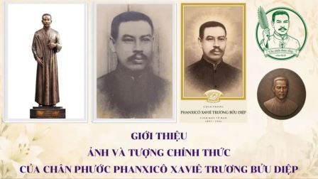 Giáo Phận Cần Thơ Giới Thiệu Ảnh Và Tượng Chính Thức Của Chân Phước Phanxicô Xaviê Trương Bửu Diệp