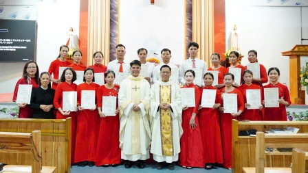 Giáo Xứ Phù Lao: Thánh Lễ Bế Giảng Lớp Học Sư Phạm Giáo Lý Cấp I