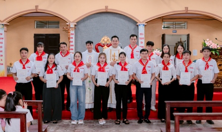 Giáo Xứ Xuân Thành: Thánh Lễ Bế Mạc Lớp Sư Phạm Giáo Lý Cấp I