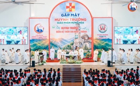 Gần 3.000 bạn trẻ quy tụ trong Ngày Gặp mặt Huynh Dự trưởng Giáo phận Hưng Hóa 2026