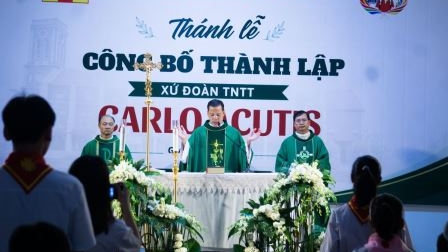 Giáo xứ Yên Tập: Thánh Lễ Công bố thành lập Xứ đoàn TNTT Carlo Acutis