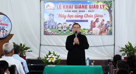 Giáo xứ Thủy Trạm khai giảng năm học Giáo lý 2026–2027