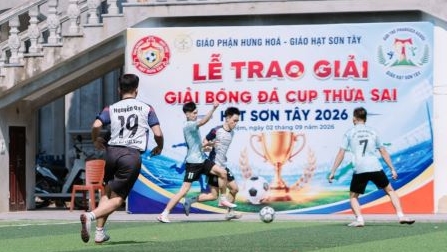 Giới trẻ Giáo hạt Sơn Tây: Bế mạc Giải bóng đá Giới trẻ Giáo hạt Sơn Tây – Cúp Thừa Sai 2026