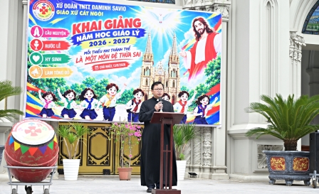 Giáo xứ Cát Ngòi khai giảng năm học giáo lý 2026 – 2027