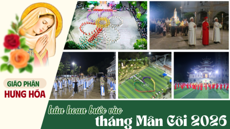 Giáo phận Hưng Hóa hân hoan bước vào tháng Mân Côi kính Đức Trinh Nữ Ma-ri-a