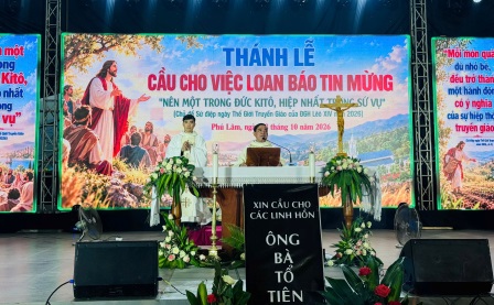 Giáo xứ Phú Lâm cử hành Thánh lễ Khánh Nhật Truyền Giáo