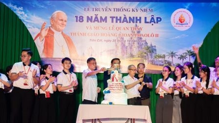 Sinh viên Công giáo Tiên Cát – Việt Trì kỷ niệm 18 năm thành lập và mừng lễ quan thầy